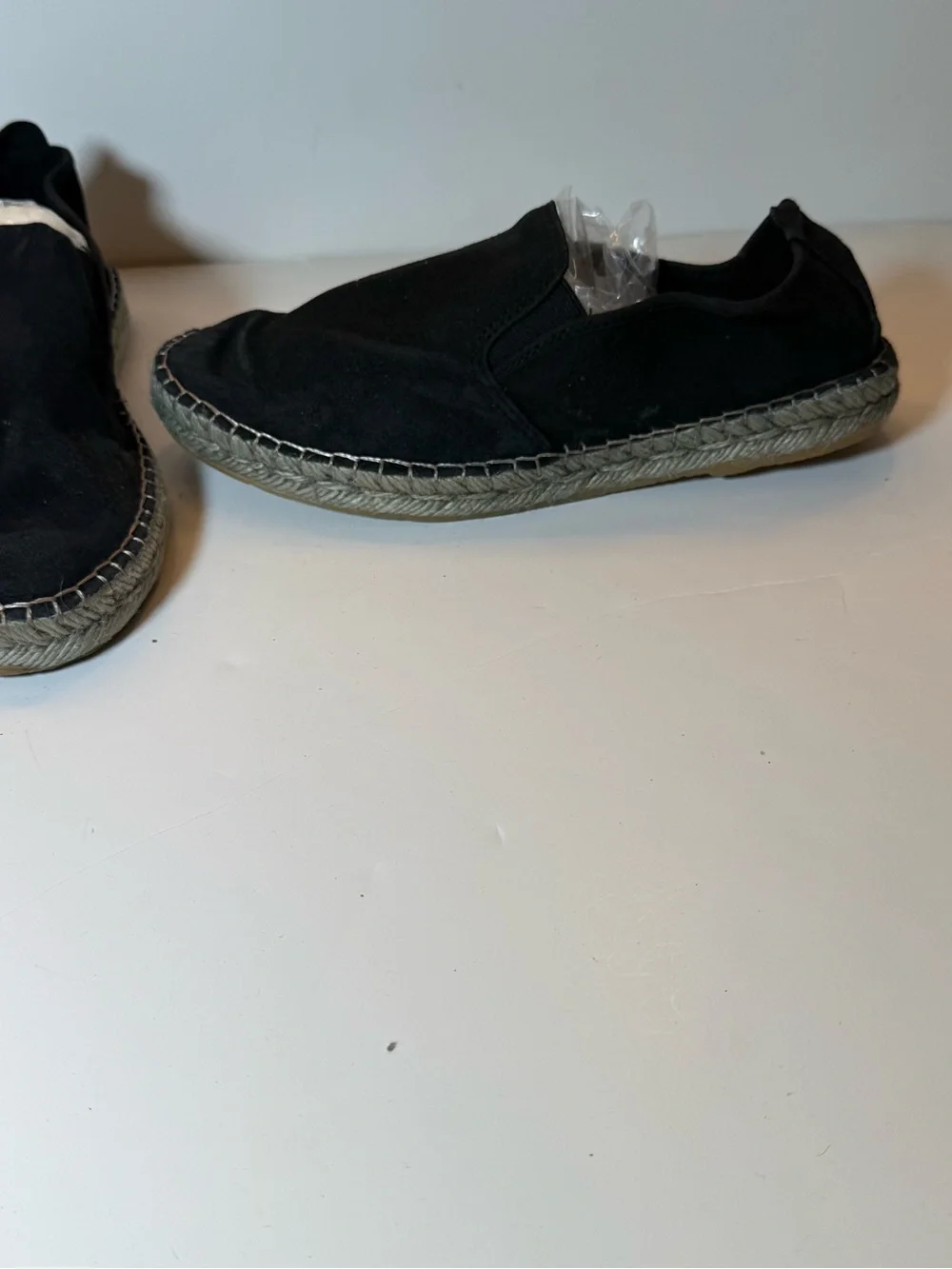Free People Black Suede Espadrille Flats